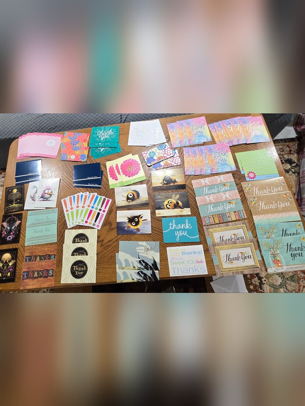 Lot Of 86 'Thank You' Cards (Blank Inside) For Poshmark Sales Or General Sales